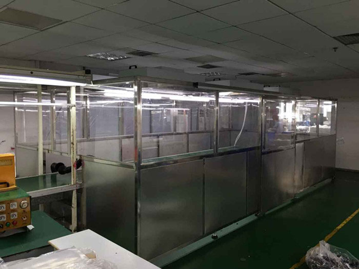 可拓展黄色网站草莓又称为连体净化棚或者可连接无尘棚，层流工作棚